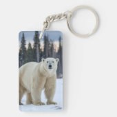 PORTE-CLÉS OURS POLAIRE ADORABLE (Dos)