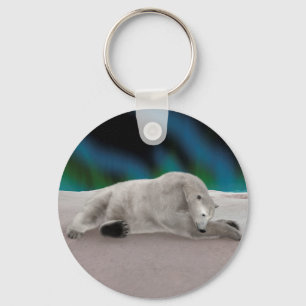 Porte-clés Ours polaire au repos