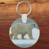 Porte-clés Ours polaire blanc (Recto)