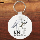 Porte-clés Ours polaire de noix (Recto)