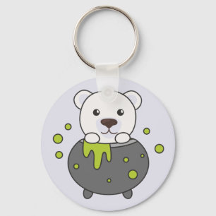 Porte-clés Ours polaire Joyeux Porte - clé de chauve-souris C