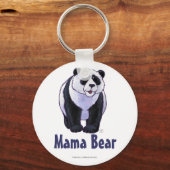 Porte-clés Ours polaire mignon pour maman (Recto)