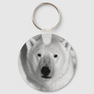Porte-clés Ours polaire noir et blanc