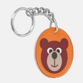 Porte-clés Ours Souriant Teddy (Devant gauche)