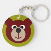 Porte-clés Ours Souriant Teddy (Dos)