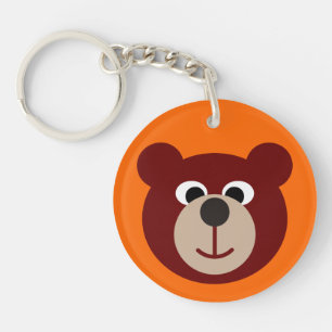 Porte-clés Ours Souriant Teddy