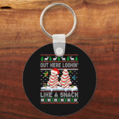 Porte-clés Out Here Lookin' Like A Snack Christmas Cakes Debb (Recto)