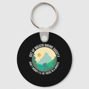 Porte-clés Out Of Breath Randonnée Society Funny Randonneur R