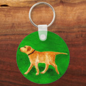 Porte-clés Out Walking the Dog (Verso)