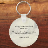 Porte-clés Outdoor Wedding (Verso)