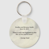 Porte-clés Outdoor Wedding (Verso)