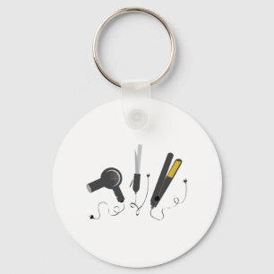 Porte-clés Outils de liste des cheveux