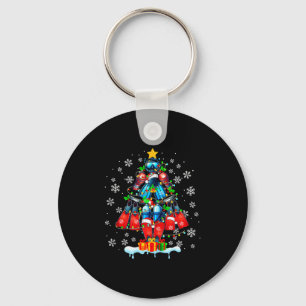 Porte-clés Outils de plongée en scaphandre Arbre de Noël Sant
