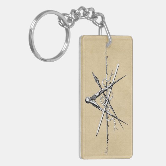 Porte-clés Outils de rédaction d'architecture classique (Devant gauche)