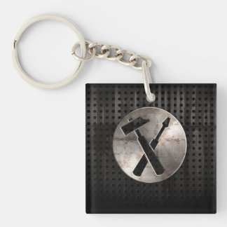 Porte-clés Outils rocailleux de charpentier