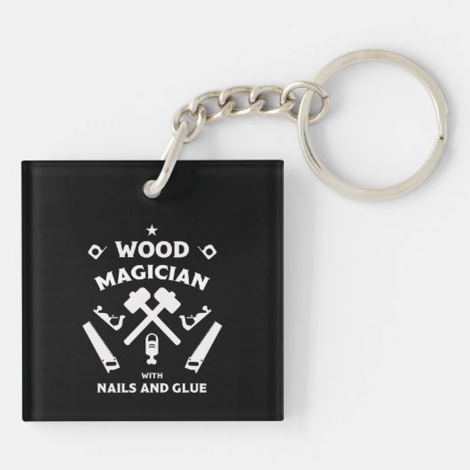 Porte-clés Ouvrier de charpentier (Dos)