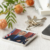 Porte-clés Oval Office Portrait, Obama Barack Président des É (Côté)