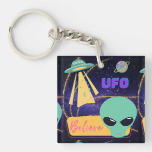 Porte-clés ovni, extraterrestre croient