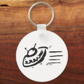 Porte-clés OVNI - Soucoupe volante - Navire spatial (Recto)