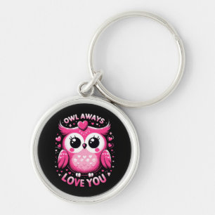 Porte-clés Owl Always Love You - Valentines Day
