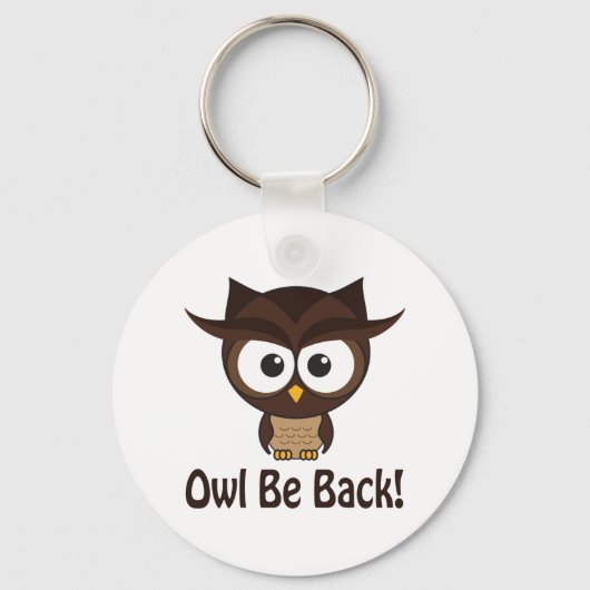 Porte-clés Owl Be Back (Recto)