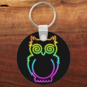 Porte-clés Owl Psychedelic Neon Porte - clé léger (Recto)