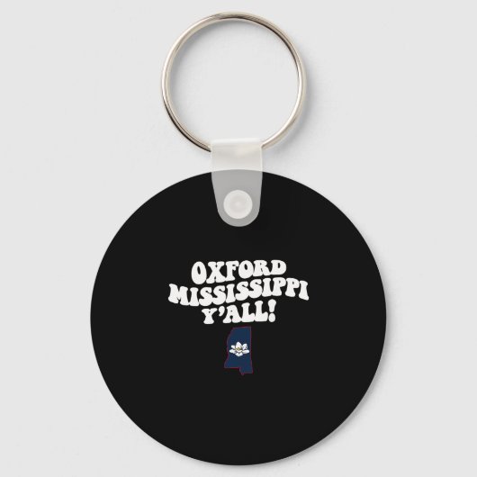 Porte-clés Oxford Mississippi Y'all Ms Southern Vacation  (Recto)