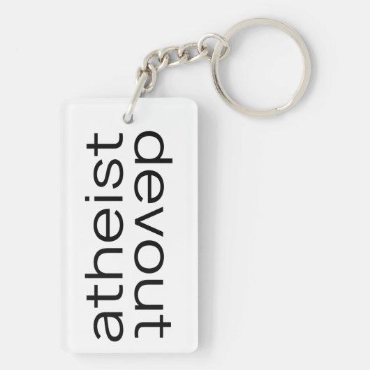 Porte-clés Oxymoron - Porte - clé athée dévot (Dos)