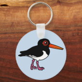 Porte-clés Oystercatcher Pied Birdorable (Recto)