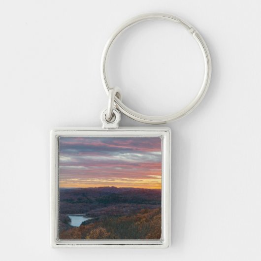 Porte-clés Ozark Mounts Coucher de soleil d'automne (Devant)