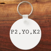 PORTE-CLÉS P2, YO, K2 (Recto)