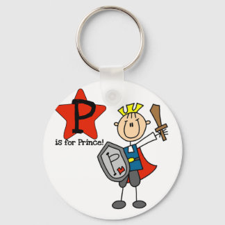 Porte-clés P est pour Prince Tshirts et Cadeaux