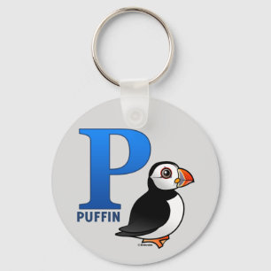 Porte-clés P est pour Puffin