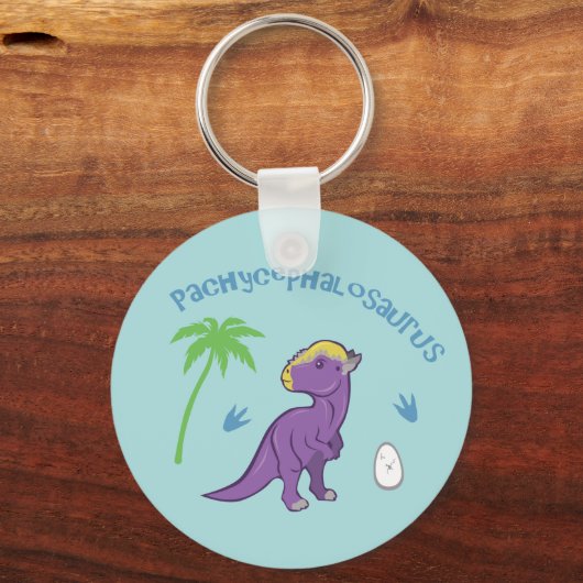 Porte-clés Pachycéphalosaure mûre (Recto)