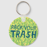 PACK YOUR TRASH No Littering Circle Art