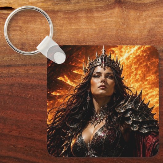Porte-clés Pacte du dragon né des flammes (Recto)