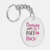 Porte-clés PACU Infirmière Flamant rose Infirmière de la sema (Devant gauche)
