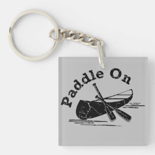Porte-clés Paddle On Design - Carré (double côté)