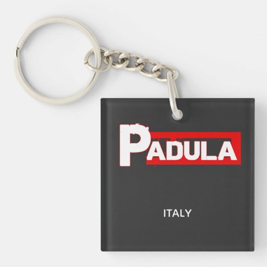 Porte-clés Padula Salerne Italie (Devant)