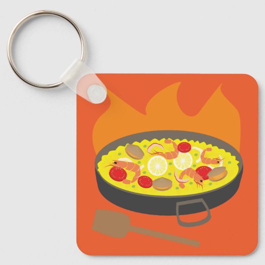 Porte-clés Paella (Recto)