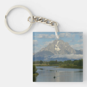 Porte-clés Pagaie dans le parc national de Grand Teton