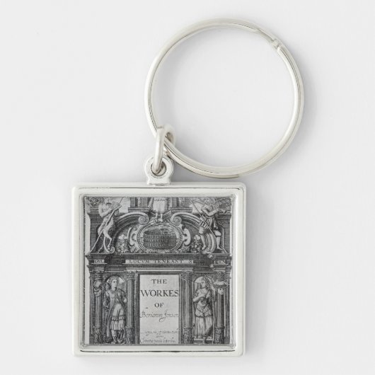 Porte-clés Page titre 'aux travaux de Benjamin Jonson (Devant)