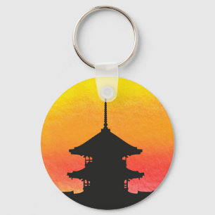 Porte-clés Pagode Japon Kyoto