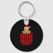 Porte-clés Pain d'épices Cookie Buffalo Red Plaid Cket Christ (Recto)