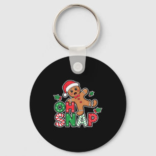 Porte-clés Pain d'épices Homme Oh Snap Noël Funny Cookie Bak