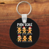 Porte-clés Pain Scale Gingerbread Trauma Nurse Christmas Nurs (Recto)