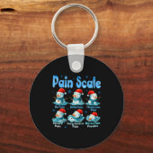 Porte-clés Pain Scale Snowman Healthcare Worker Pain Essment (Recto)