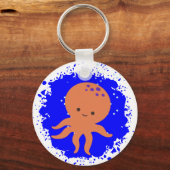 Porte-clés Paint Peinture Paint Octopus (Verso)
