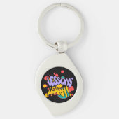 PORTE-CLÉS PAINT SPLASH LESSONS LEARN METAL KEYCHAIN (Devant)