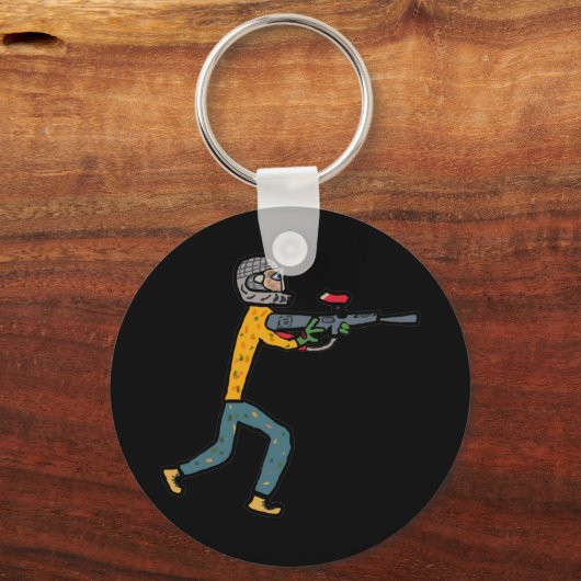 Porte-clés Paintball (Recto)